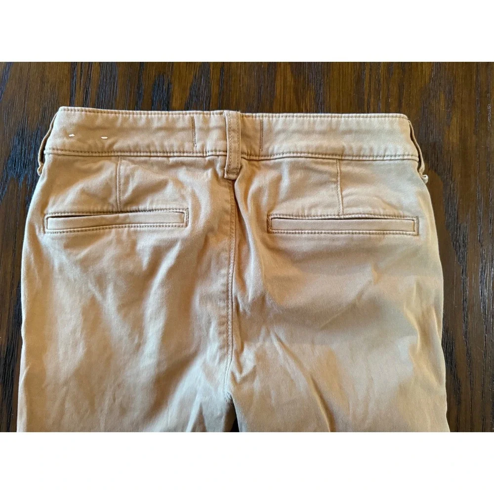Abercrombie‎ Kids Slim Chino Pants Boys 11/12 Tan Adjustable Waist